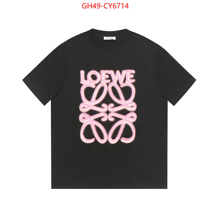 Clothing-Loewe wholesale imitation designer replicas ID: CY6714 $: 49USD