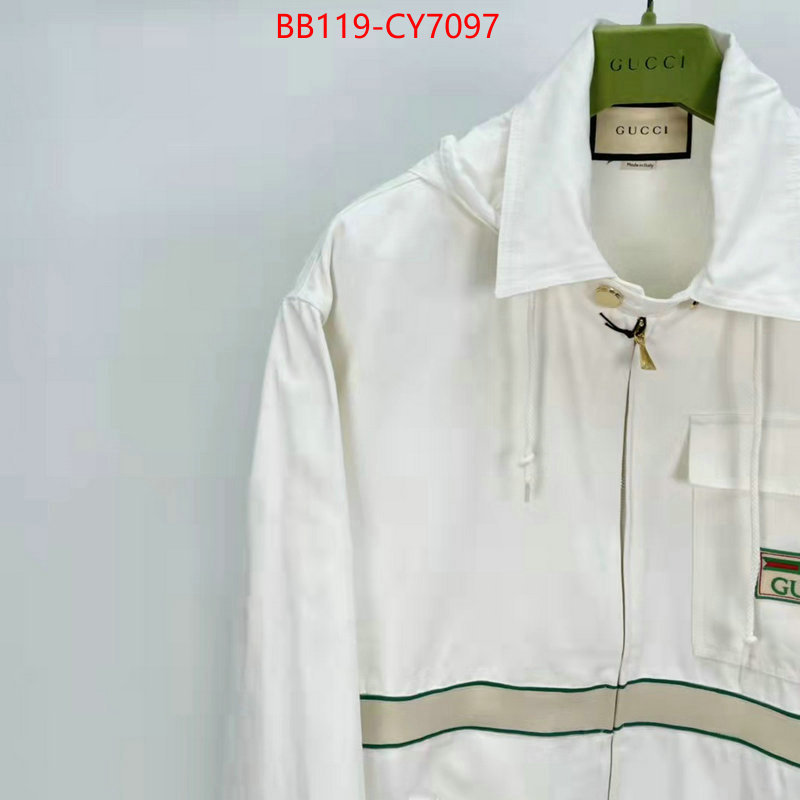 Clothing-Gucci luxury 7 star replica ID: CY7097 $: 119USD