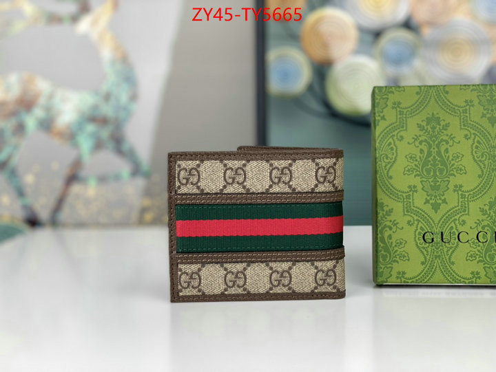 Gucci Bags(4A)-Wallet- aaaaa class replica ID: TY5665 $: 45USD