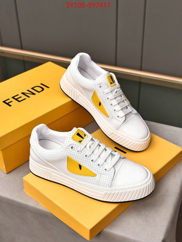 Men Shoes-Fendi luxury fashion replica designers ID: SY7417 $: 105USD