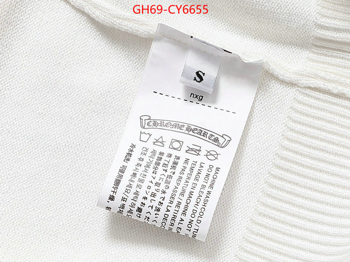 Clothing-Chrome Hearts fake designer ID: CY6655 $: 69USD