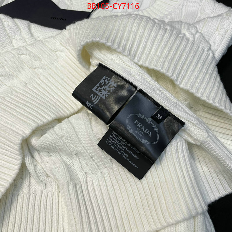 Clothing-Prada styles & where to buy ID: CY7116 $: 105USD