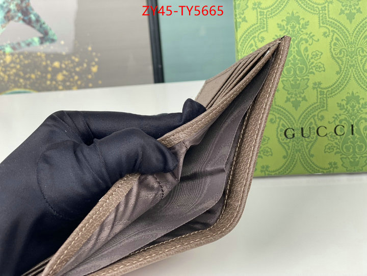 Gucci Bags(4A)-Wallet- aaaaa class replica ID: TY5665 $: 45USD