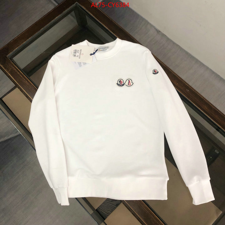 Clothing-Moncler online shop ID: CY6384 $: 75USD