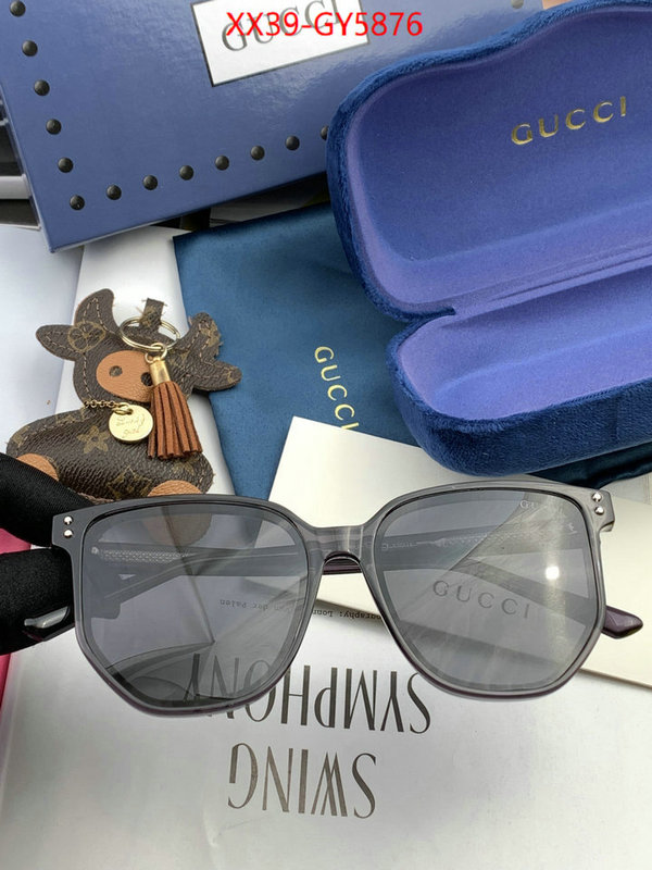 Glasses-Gucci cheap wholesale ID: GY5876 $: 39USD