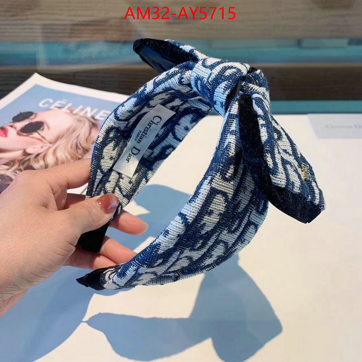 Hair band-Dior fake ID: AY5715 $: 32USD