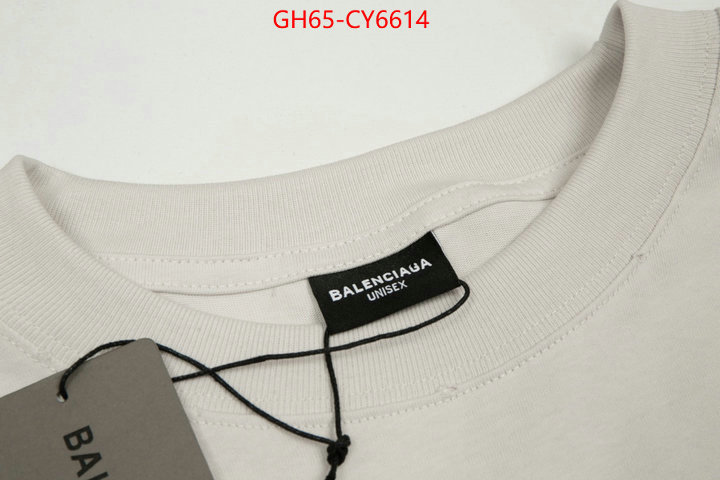 Clothing-Balenciaga top brands like ID: CY6614 $: 65USD