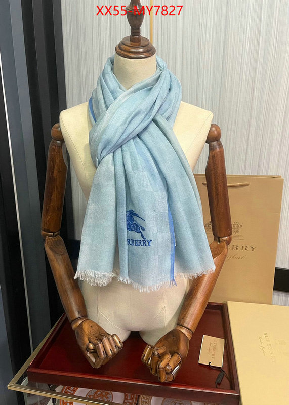 Scarf-Burberry wholesale replica shop ID: MY7827 $: 55USD