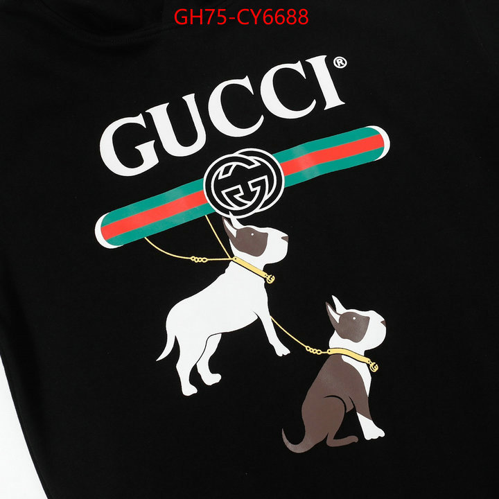 Clothing-Gucci online store ID: CY6688 $: 75USD