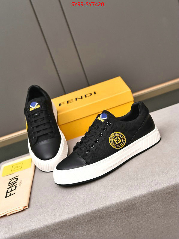 Men Shoes-Fendi top brands like ID: SY7420 $: 99USD