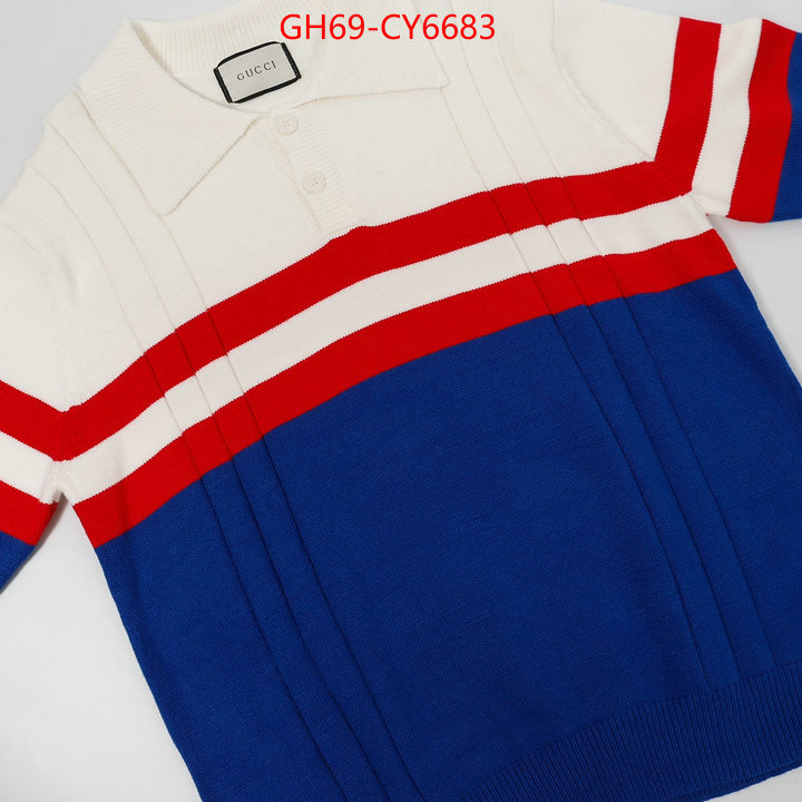 Clothing-Gucci high quality designer replica ID: CY6683 $: 69USD