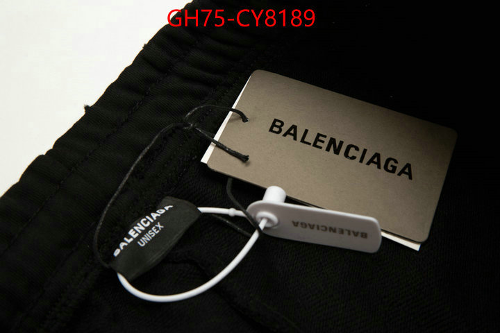 Clothing-Balenciaga aaaaa+ replica designer ID: CY8189 $: 75USD