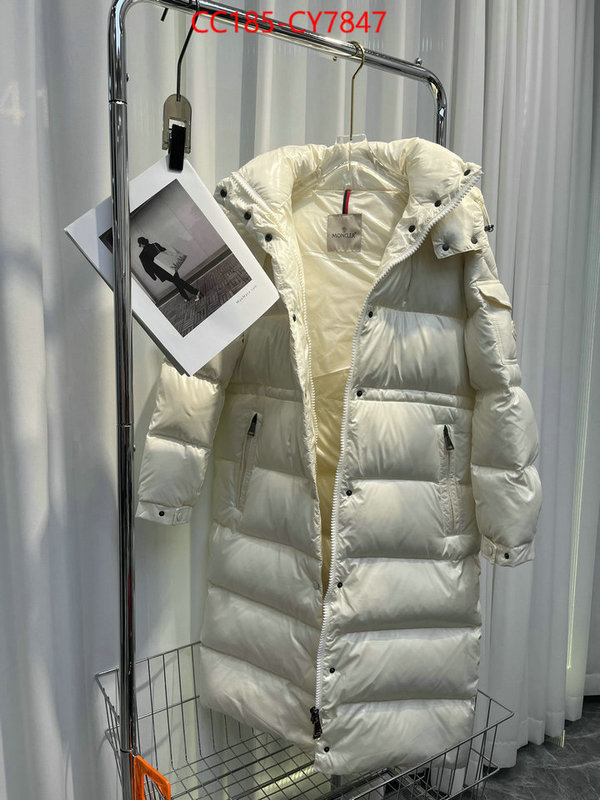 Down jacket Women-Moncler best replica quality ID: CY7847 $: 185USD