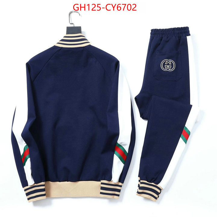 Clothing-Gucci highest quality replica ID: CY6702 $: 125USD