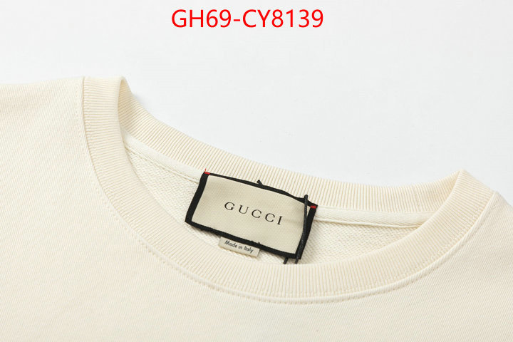 Clothing-Gucci 2023 luxury replicas ID: CY8139 $: 69USD