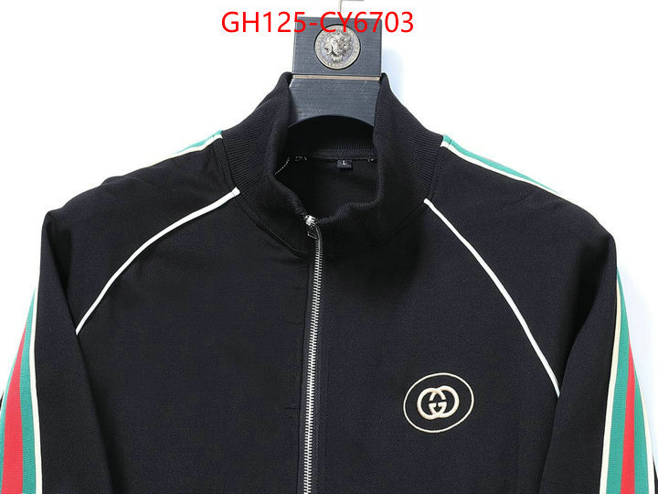 Clothing-Gucci 1:1 clone ID: CY6703 $: 125USD