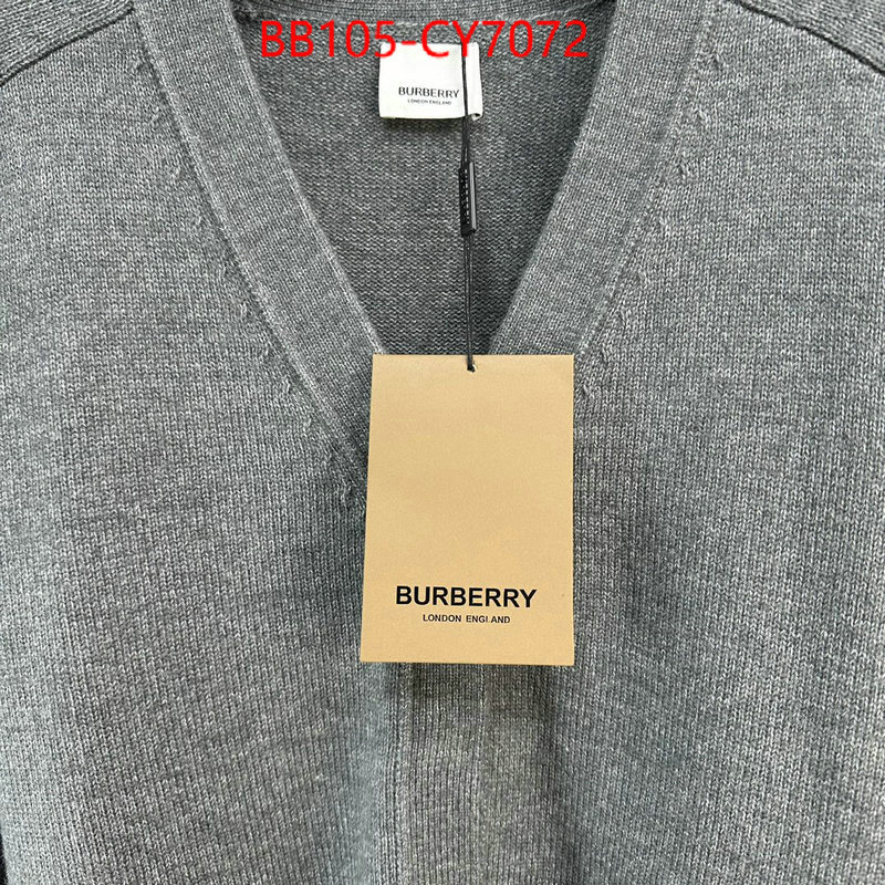 Clothing-Burberry luxury cheap ID: CY7072 $: 105USD