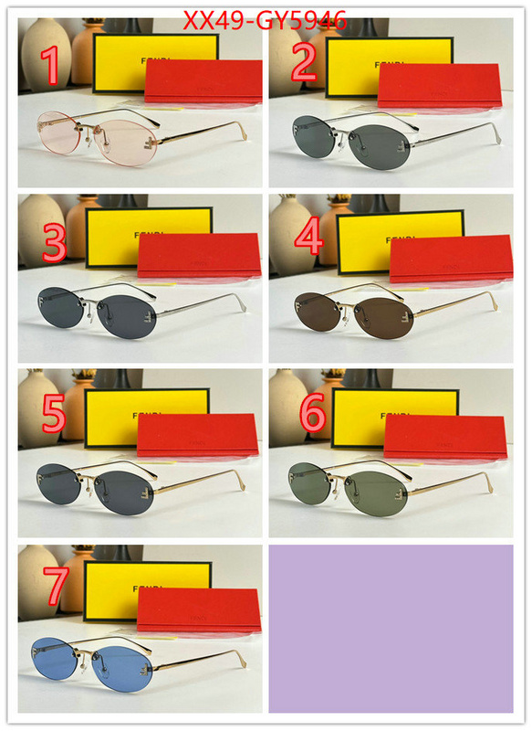 Glasses-Fendi sell high quality ID: GY5946 $: 49USD