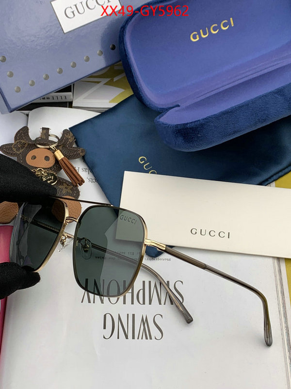 Glasses-Gucci wholesale sale ID: GY5962 $: 49USD