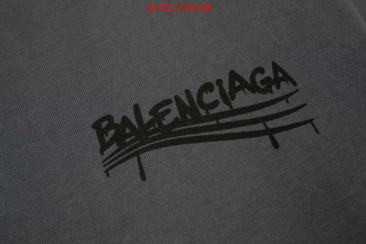 Clothing-Balenciaga outlet 1:1 replica ID: CY8186 $: 72USD