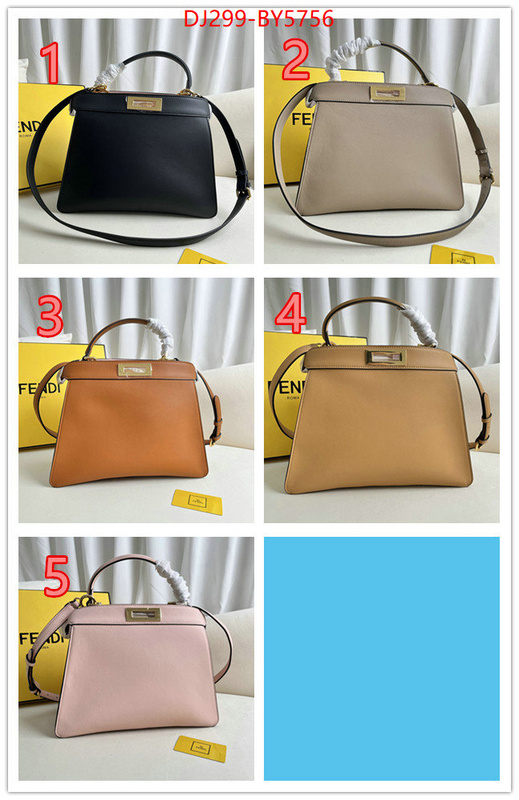 Fendi Bags(TOP)-Peekaboo luxury 7 star replica ID: BY5756 $: 299USD