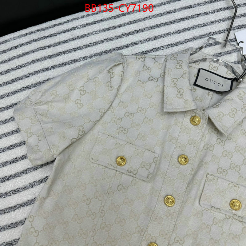 Clothing-Gucci high quality ID: CY7190 $: 135USD