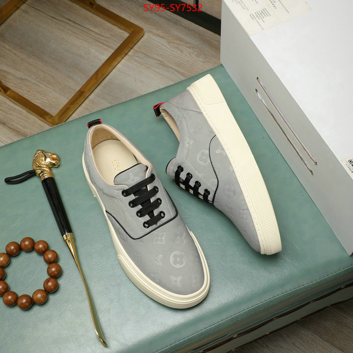 Men Shoes-LV aaaaa class replica ID: SY7532 $: 95USD