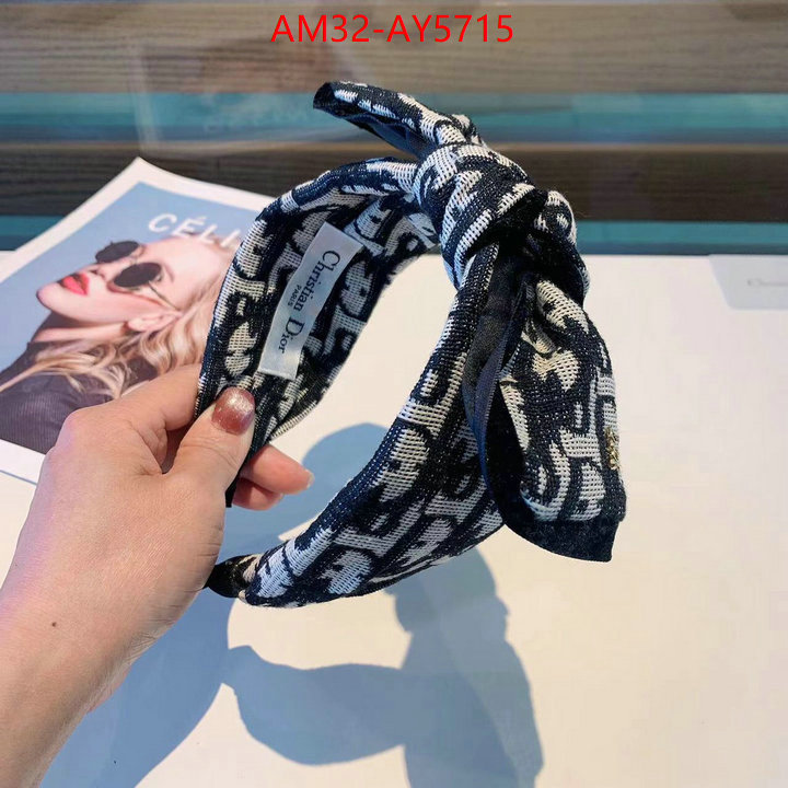 Hair band-Dior fake ID: AY5715 $: 32USD