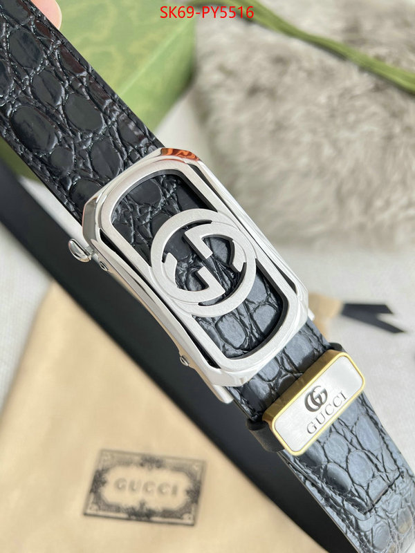 Belts-Gucci wholesale designer shop ID: PY5516 $: 69USD