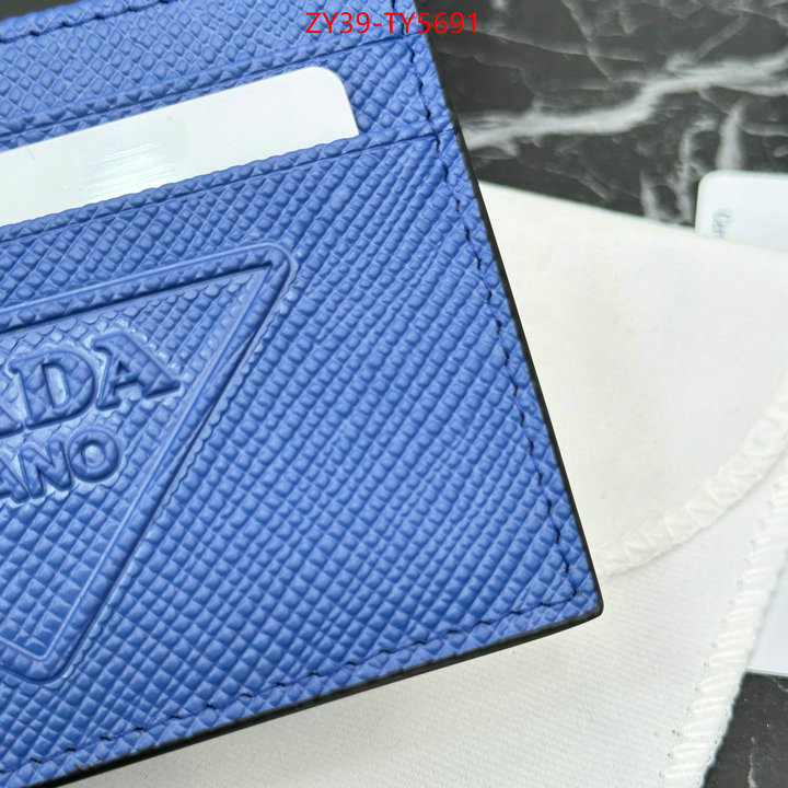 Prada Bags (4A)-Wallet 2023 perfect replica designer ID: TY5691 $: 39USD