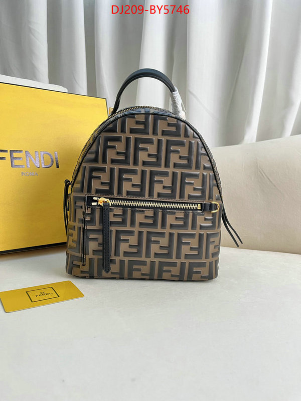 Fendi Bags(TOP)-Backpack- what is aaaaa quality ID: BY5746 $: 209USD