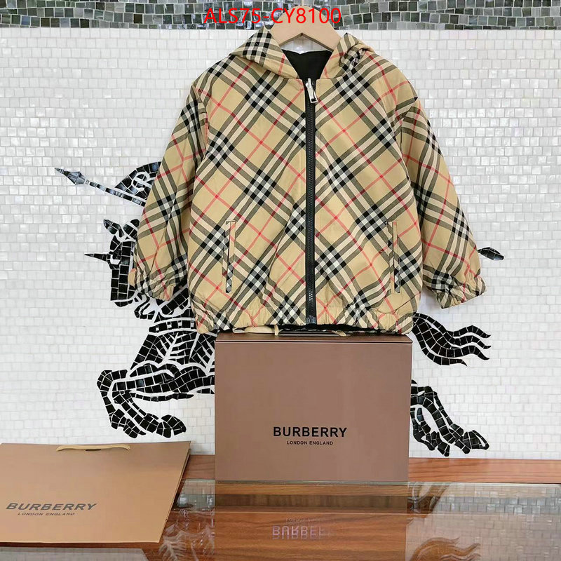 Kids clothing-Burberry replica aaaaa designer ID: CY8100 $: 75USD