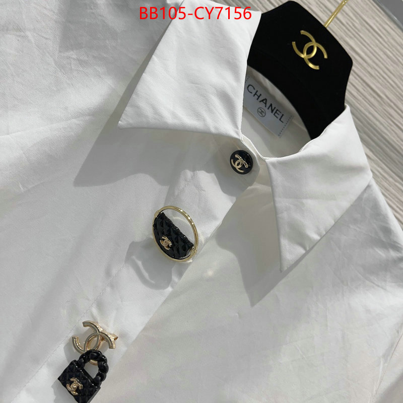 Clothing-Chanel 2023 luxury replicas ID: CY7156 $: 105USD