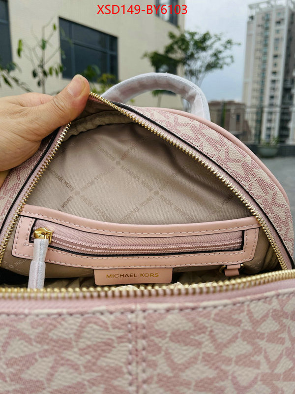Michael Kors Bags(TOP)-Backpack- counter quality ID: BY6103 $: 149USD