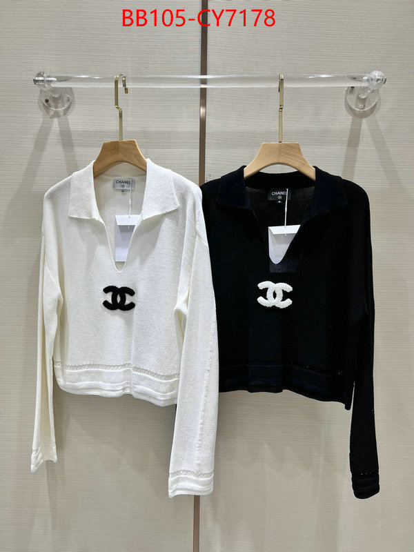 Clothing-Chanel replcia cheap from china ID: CY7178 $: 105USD