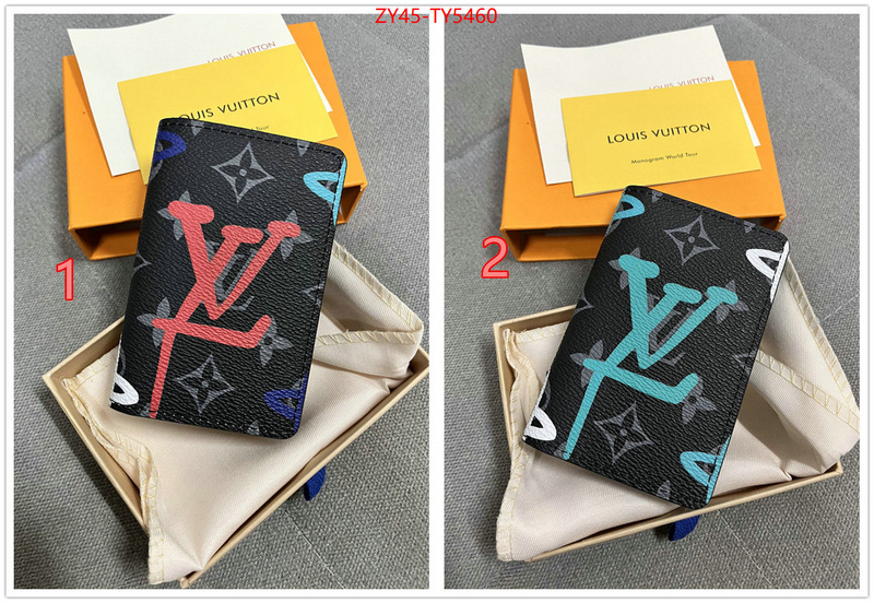 LV Bags(4A)-Wallet shop the best high authentic quality replica ID: TY5460 $: 45USD