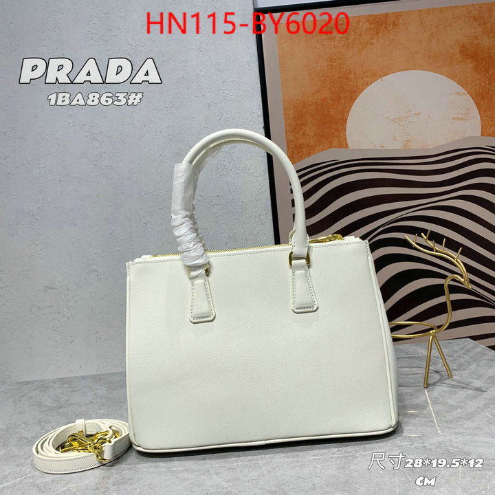 Prada Bags (4A)-Handbag- 2023 perfect replica designer ID: BY6020 $: 115USD