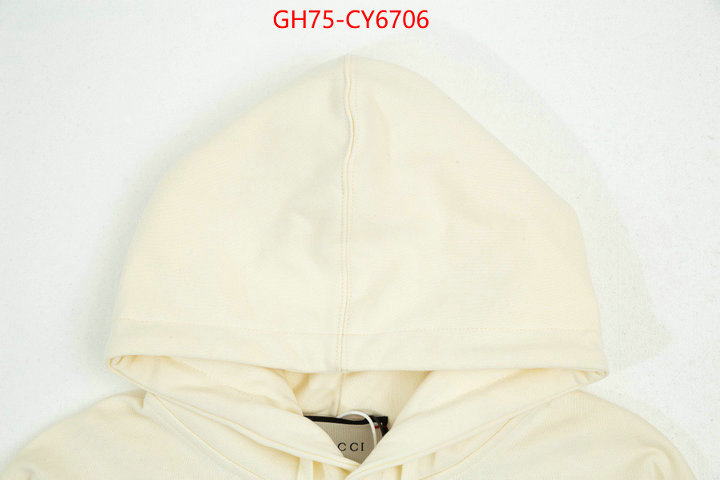 Clothing-Gucci fake high quality ID: CY6706 $: 75USD