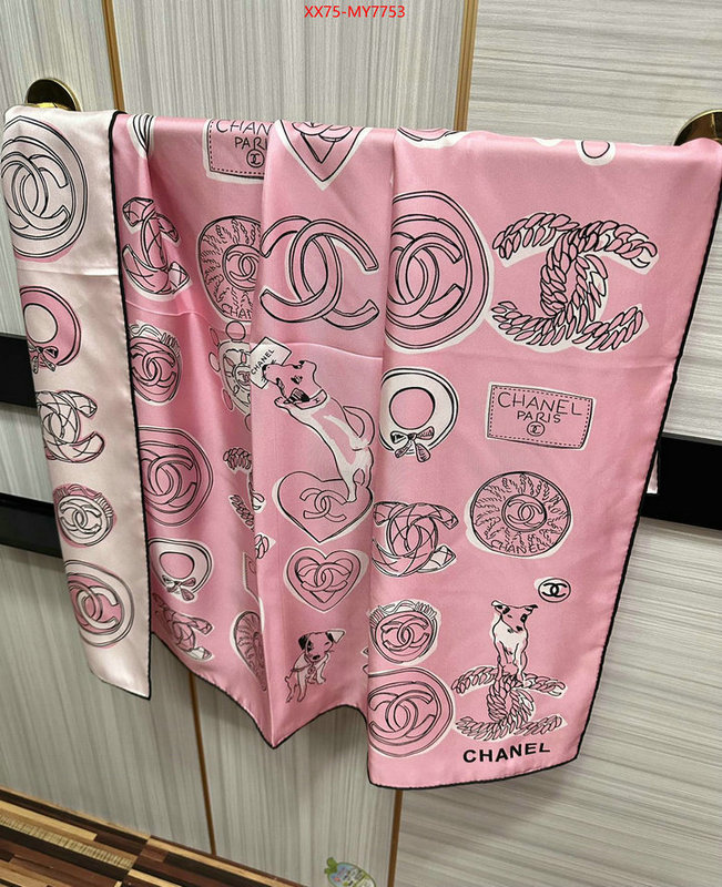 Scarf-Chanel buy cheap ID: MY7753 $: 75USD