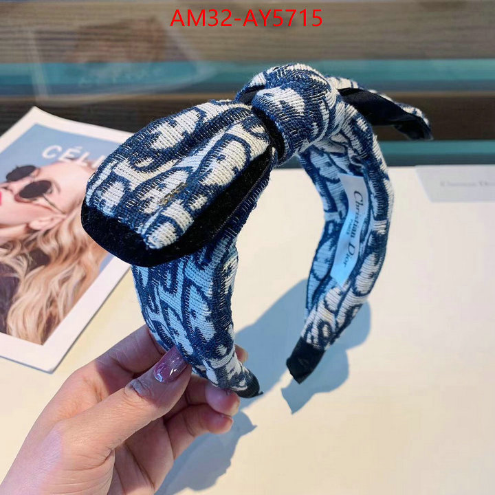 Hair band-Dior fake ID: AY5715 $: 32USD