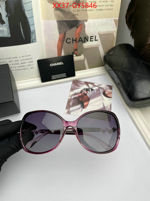 Glasses-Chanel designer wholesale replica ID: GY5846 $: 37USD