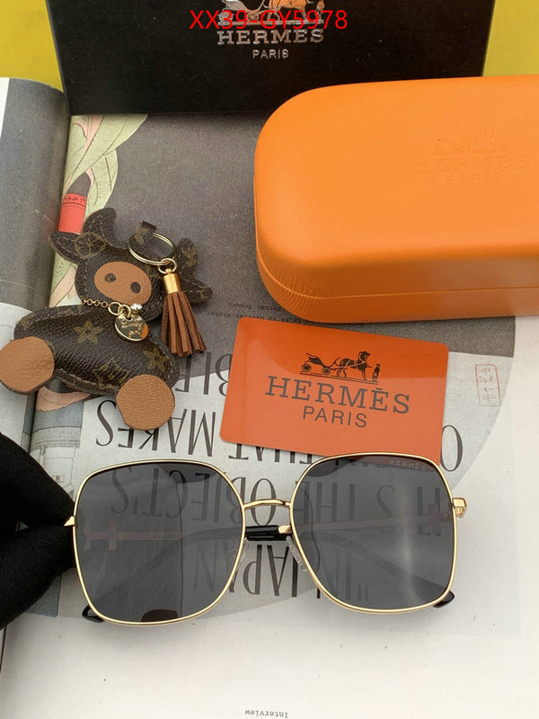 Glasses-Hermes high quality designer replica ID: GY5978 $: 39USD