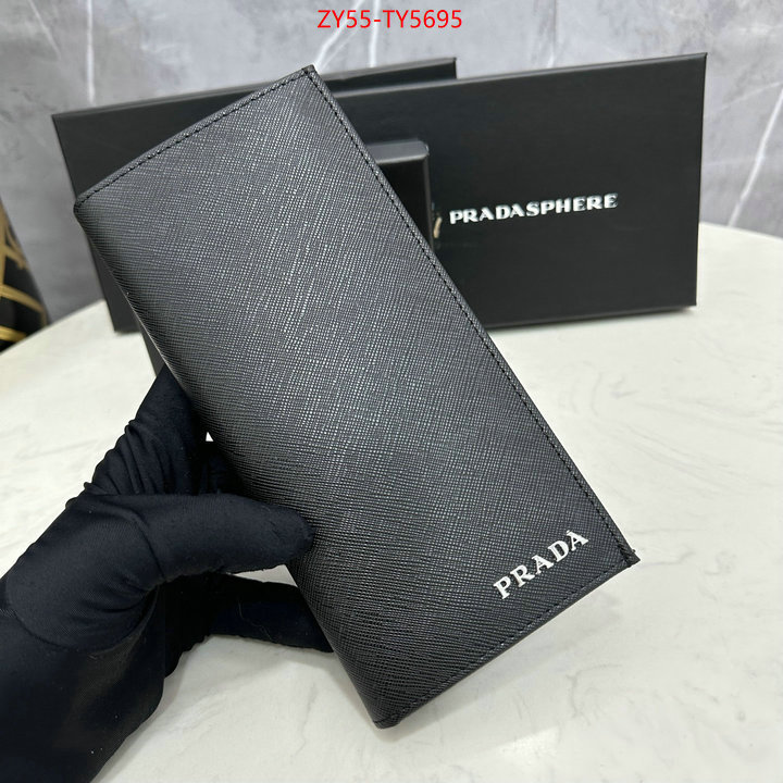 Prada Bags (4A)-Wallet fake high quality ID: TY5695 $: 55USD