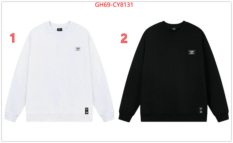 Clothing-Fendi aaaaa class replica ID: CY8131 $: 69USD