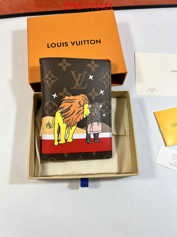 LV Bags(4A)-Wallet aaaaa+ replica designer ID: TY5481 $: 45USD