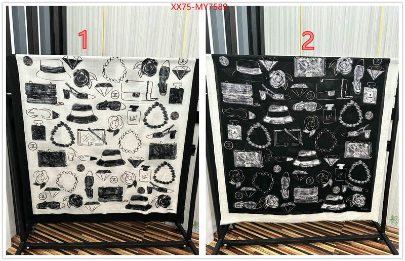 Scarf-Chanel what is top quality replica ID: MY7589 $: 75USD