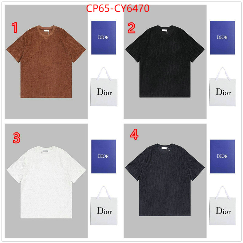 Clothing-Dior knockoff ID: CY6470 $: 65USD