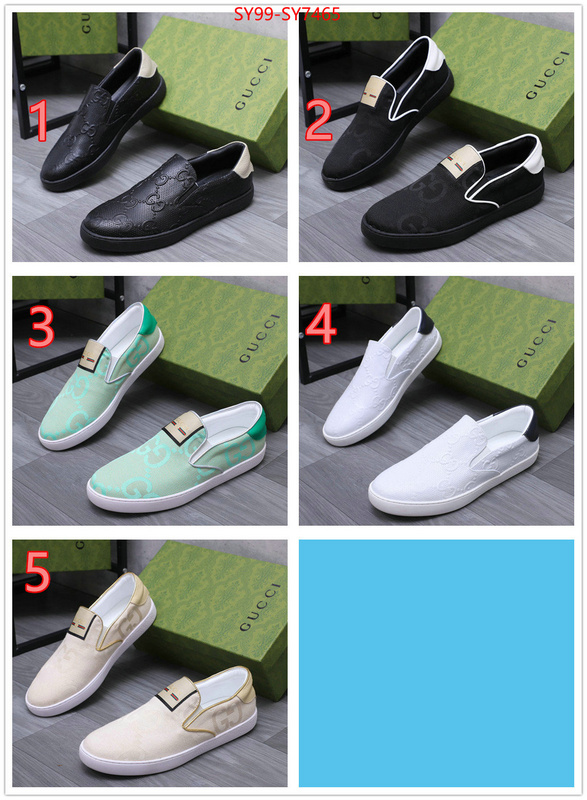 Men Shoes-Gucci brand designer replica ID: SY7465 $: 99USD