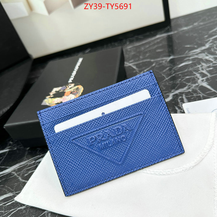 Prada Bags (4A)-Wallet 2023 perfect replica designer ID: TY5691 $: 39USD