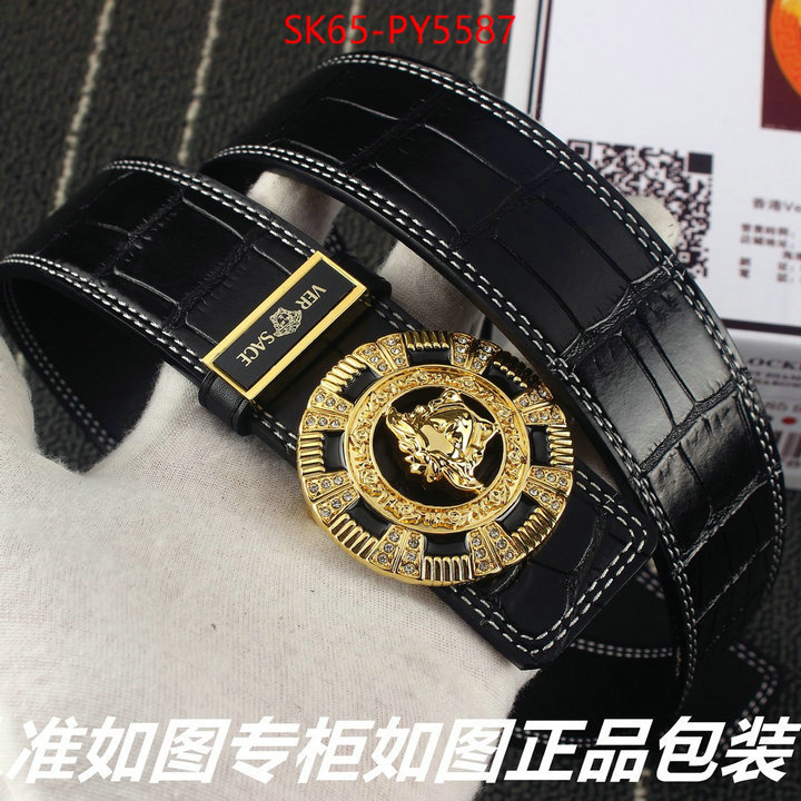 Belts-Versace wholesale designer shop ID: PY5587 $: 65USD